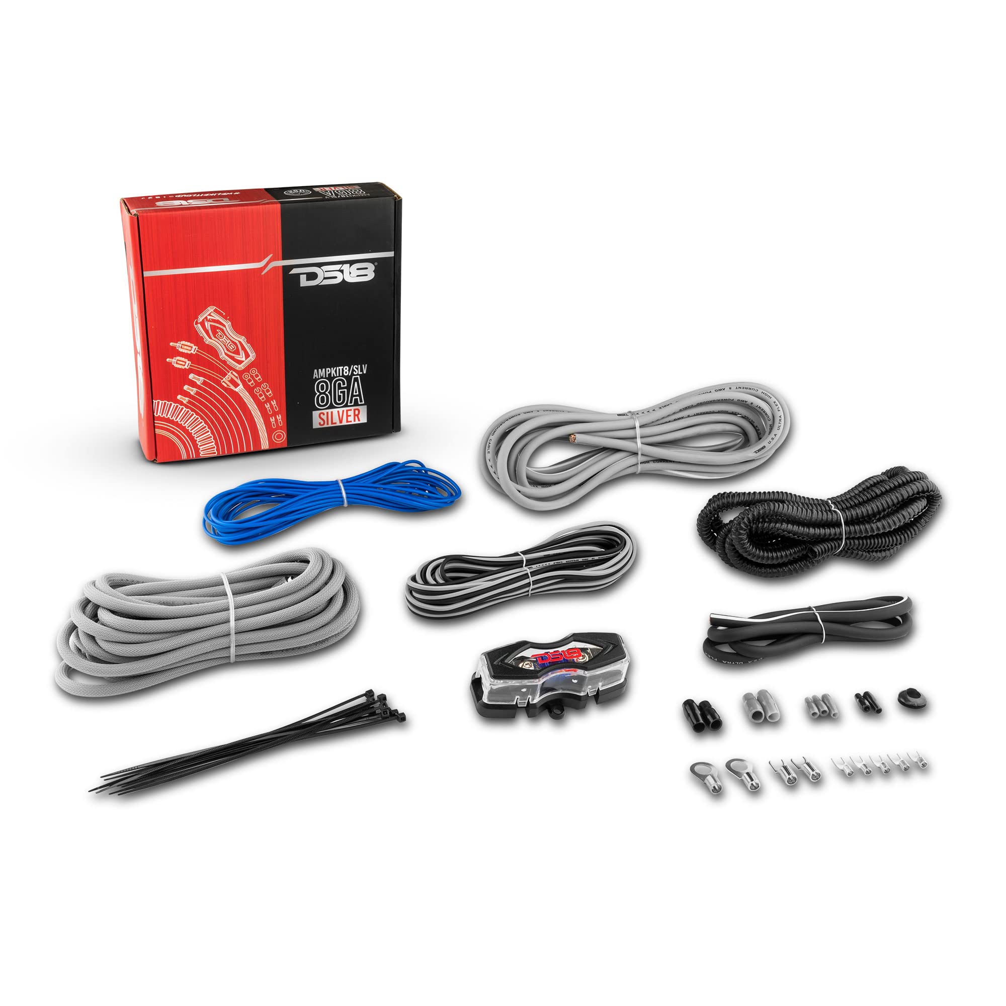 Amazon.com: DS18 AMPKIT8/SLV – 8GA CCA Installation Kit for Car